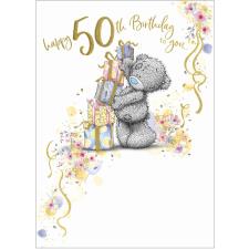 50th Birthday Me to You Bear Birthday Card Image Preview